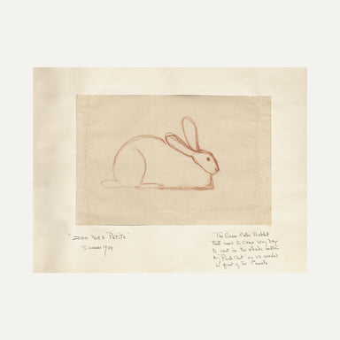 illustration lapin vintage à imprimer sur mon x quiet luxury