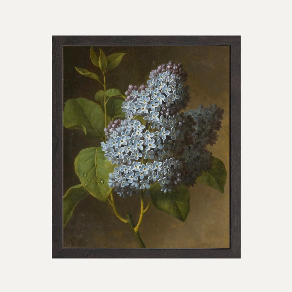 Impression sur papier beaux-arts - Bouquet de lilas