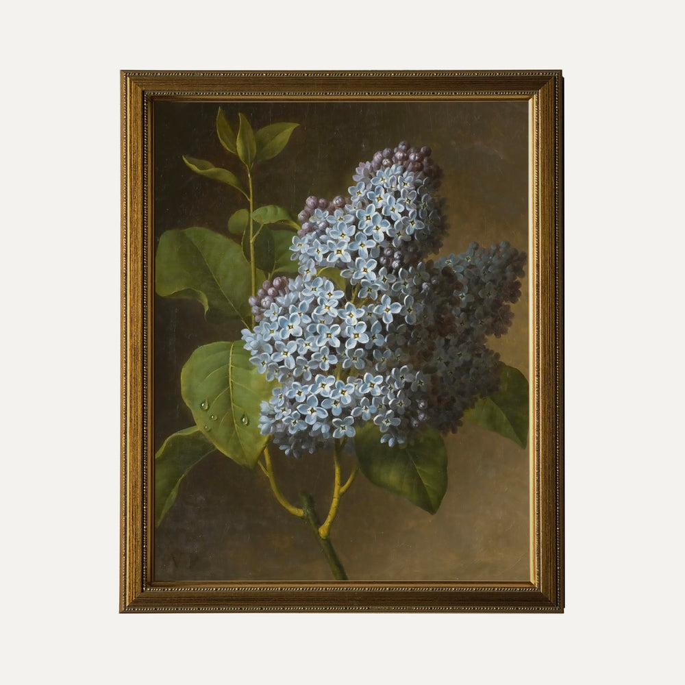Impression sur papier beaux-arts - Bouquet de lilas