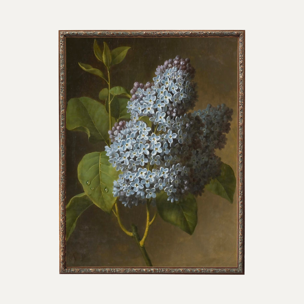 Impression sur papier beaux-arts - Bouquet de lilas