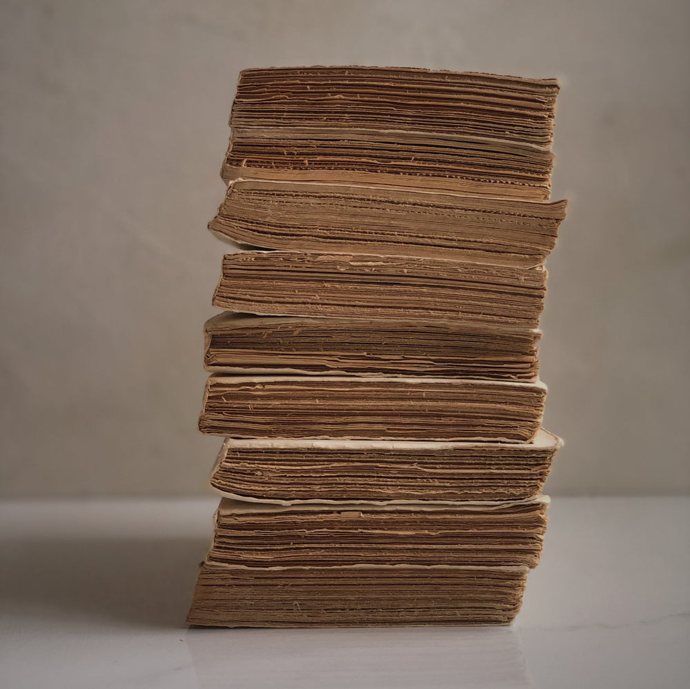 Accessoire de décoration maison Livres vintage Sur mon X