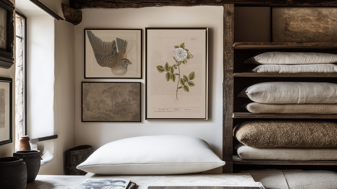 Impression d’art mural vintage haut de gamme – Encadrement sur mesure