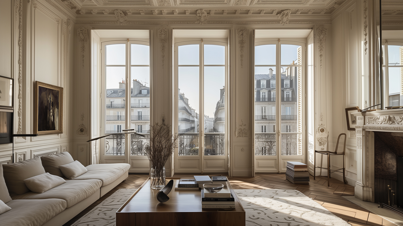 Parisian appartement timeless home decor and wall art