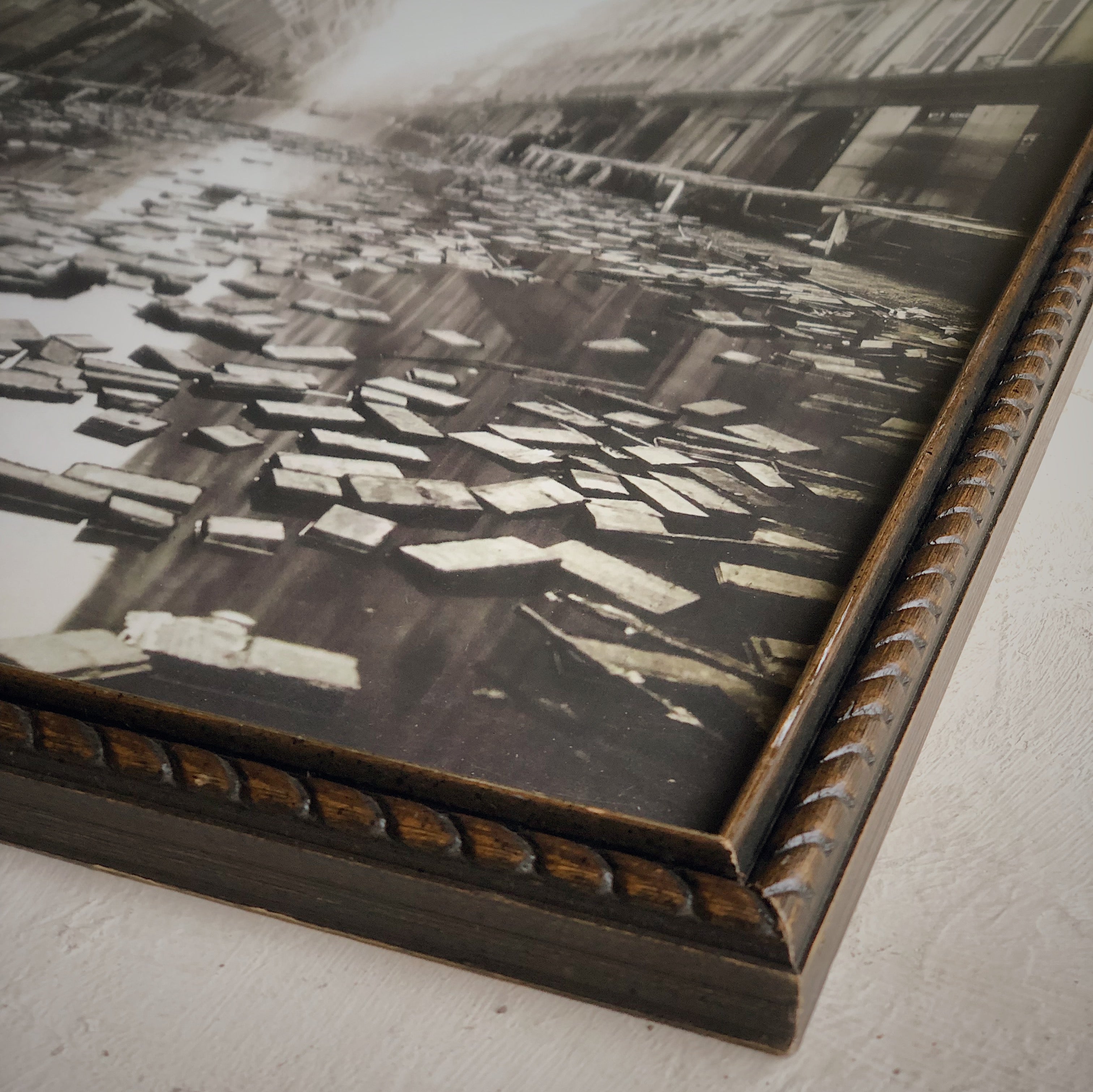 VINTAGE FRAME - Paris - Flood of the Seine, Rue Jacob 1910