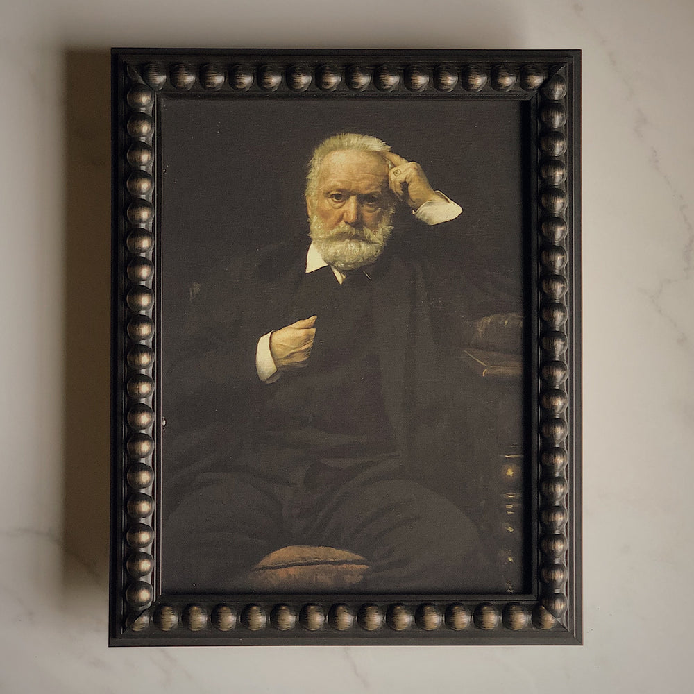 STRETCHED FLAT RIGID CANVAS -VICTOR HUGO'S PORTRAIT