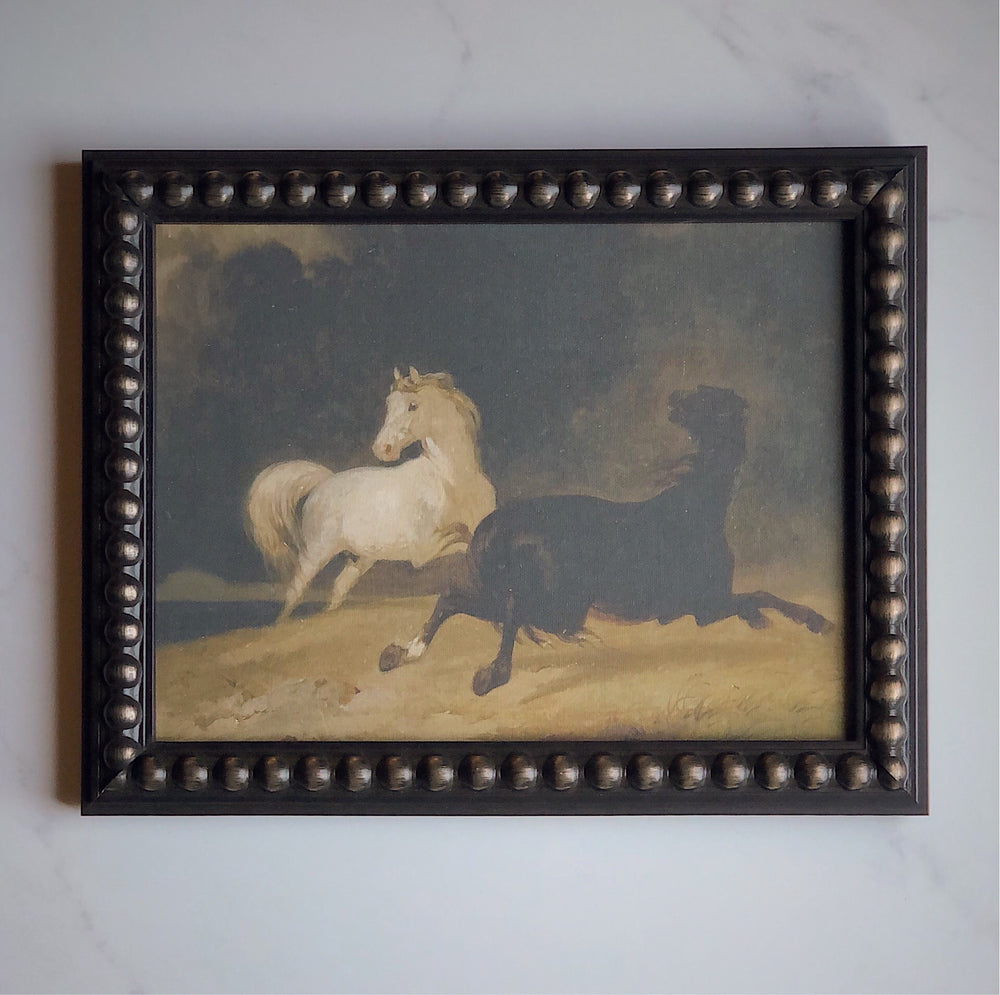 Toile rigide -  chevaux
