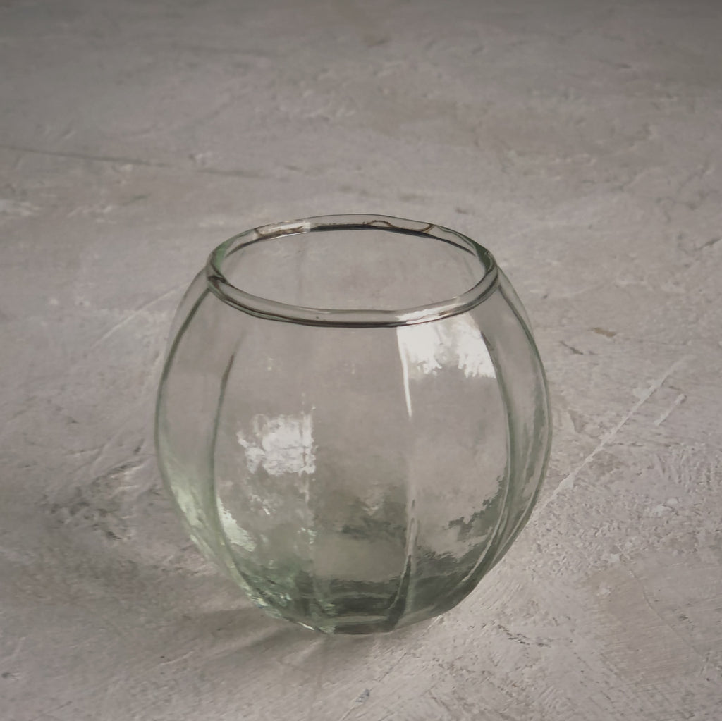 Vase en verre - bougeoir