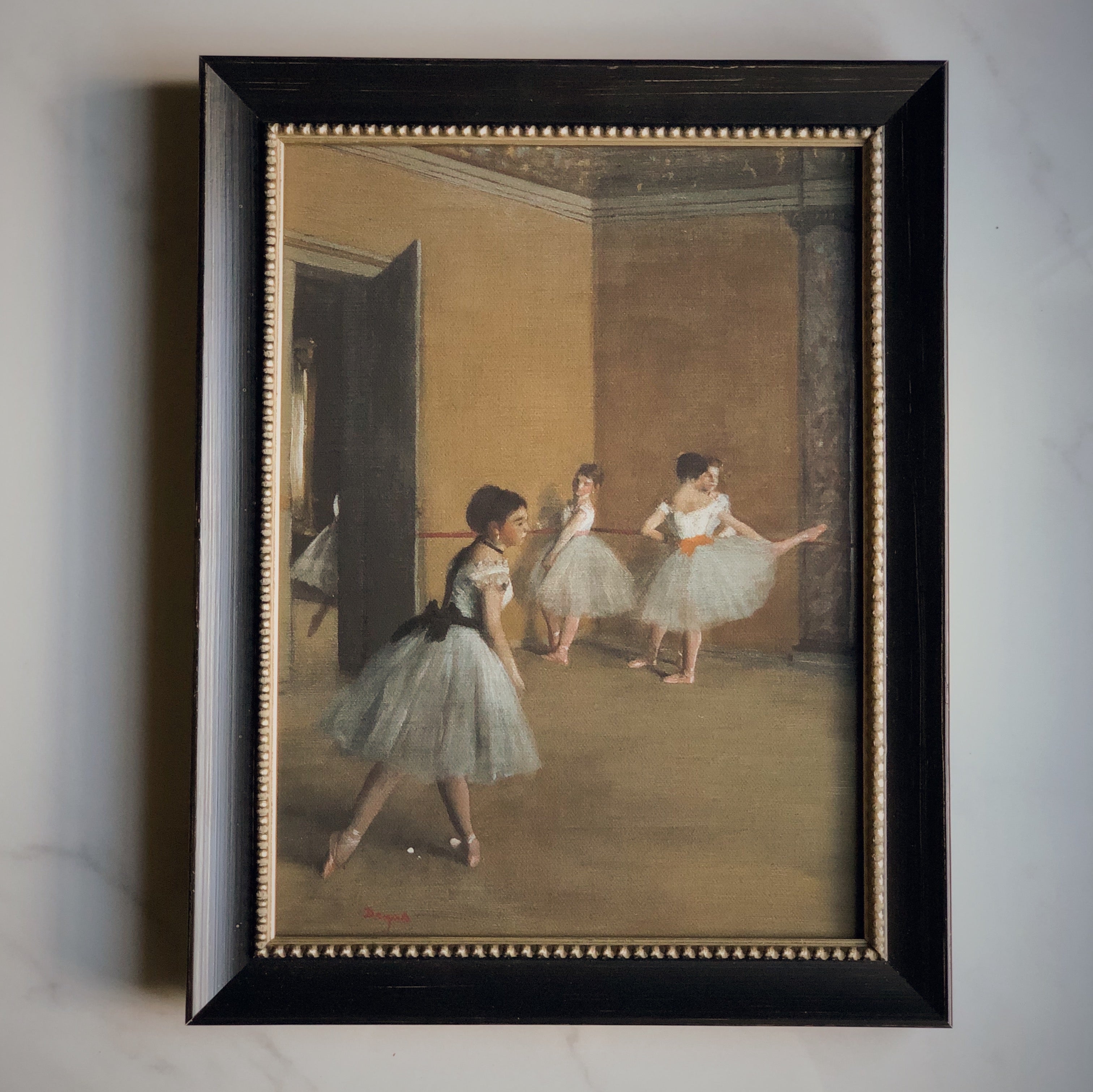 décoration mural peinture classique vintage imprimé sur canevas toile rigide encadrement ballet dancers degas CLASSICAL PAINTING - STRETCHED FLAT CANVAS - SUR MON X BOUTIQUE