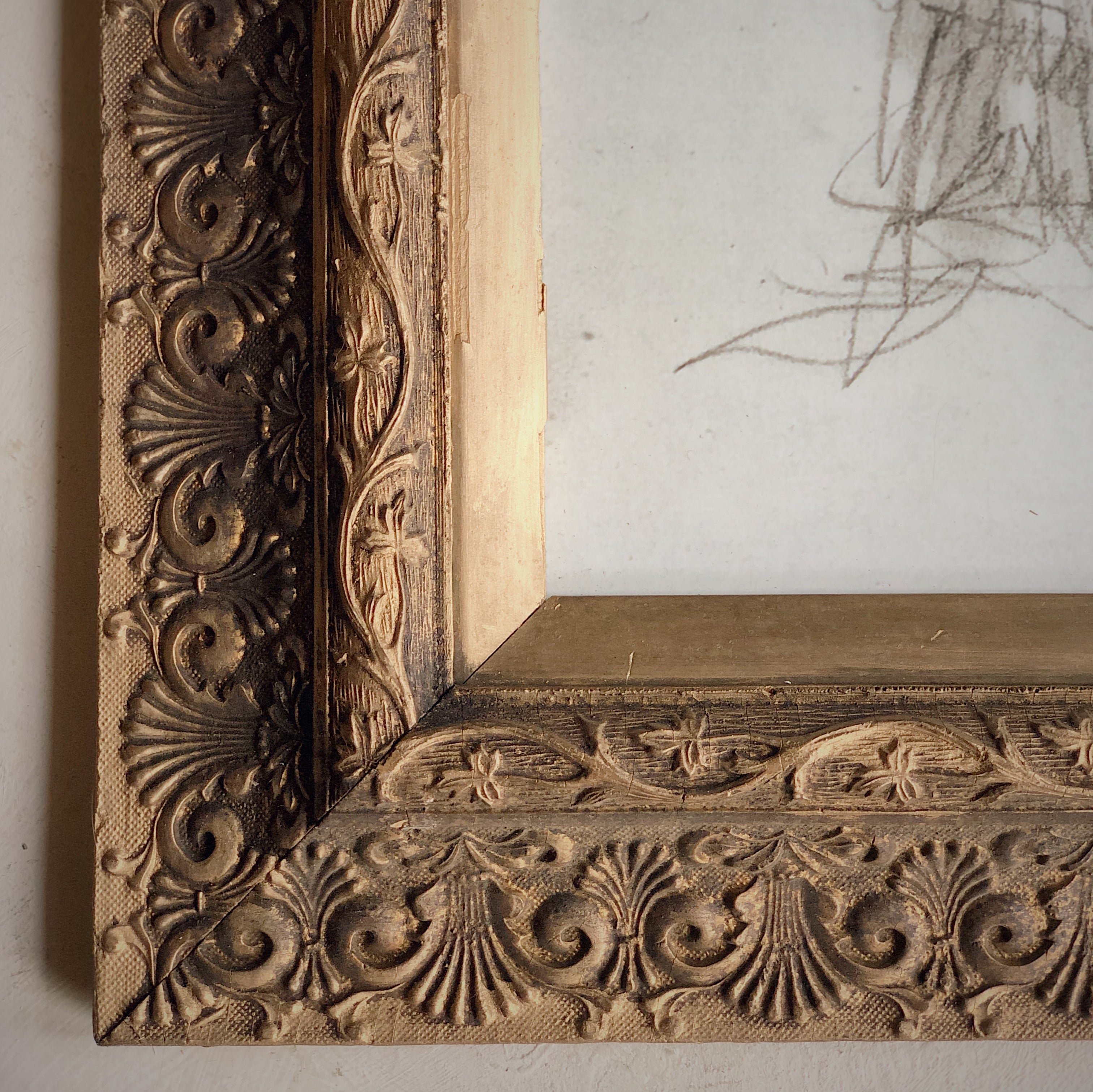 VINTAGE FRAME - Paris - Rodin Drawing