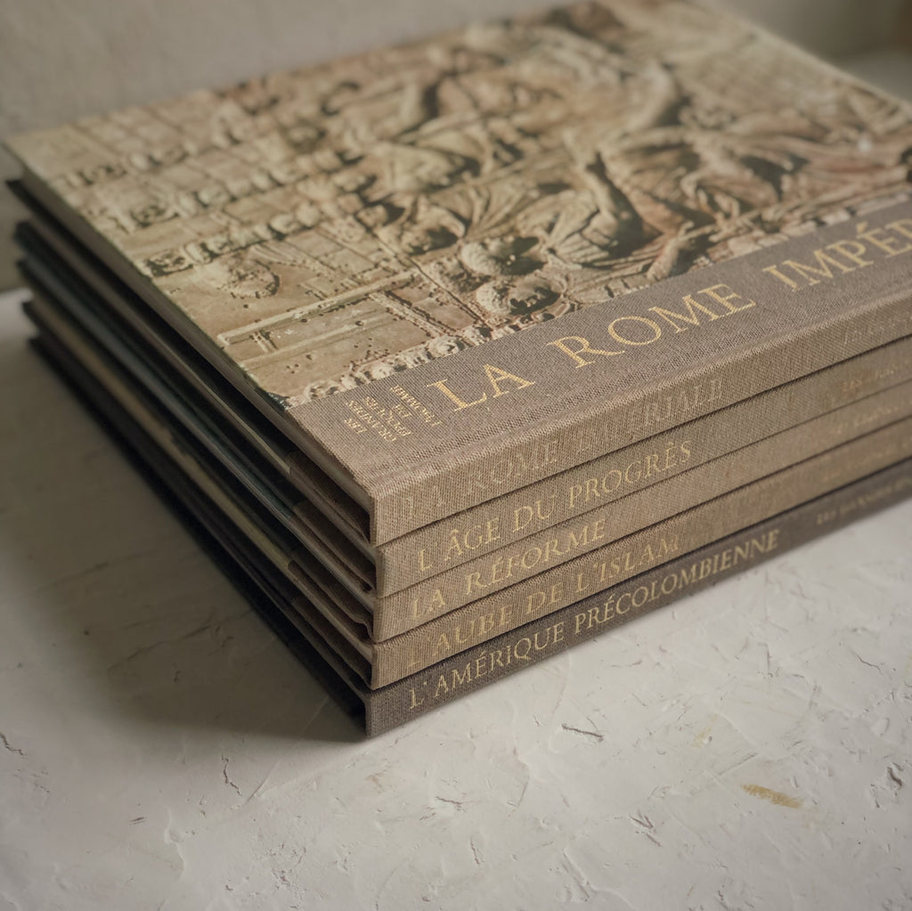 5 Livres d'arts vintage