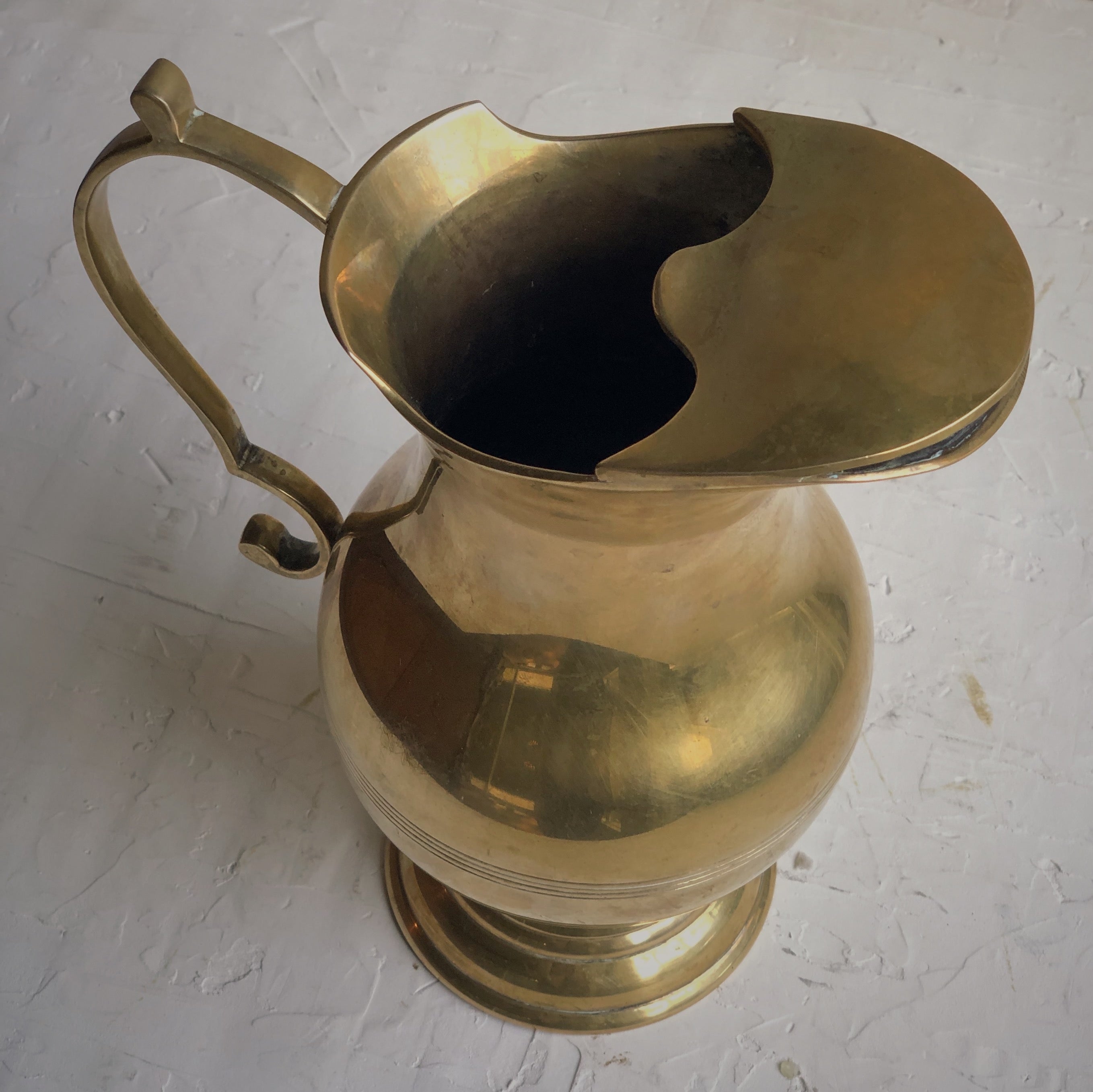 Vintage Brass Pitcher — Hoppe Shoppe