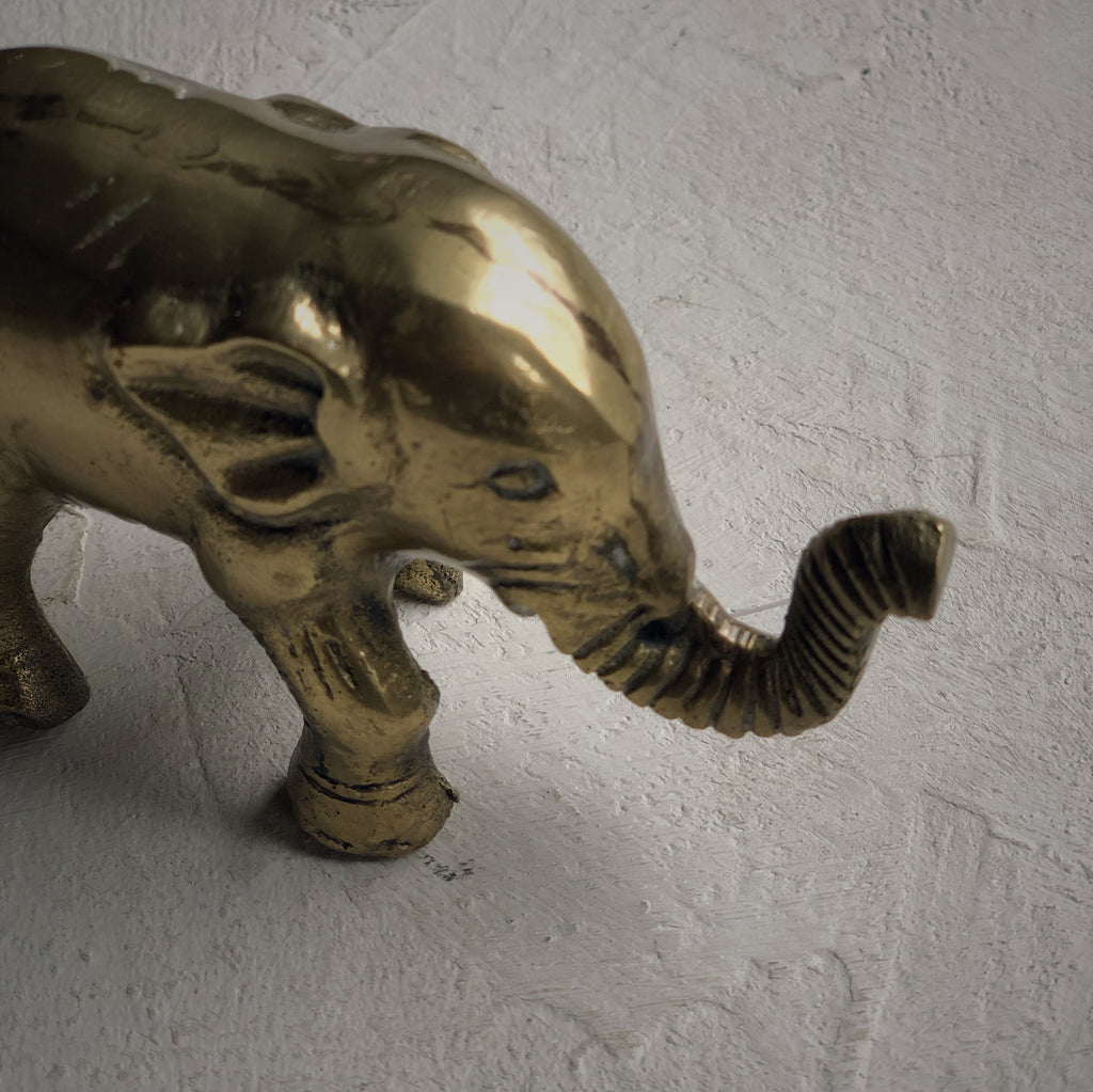 Vintage Brass elephant