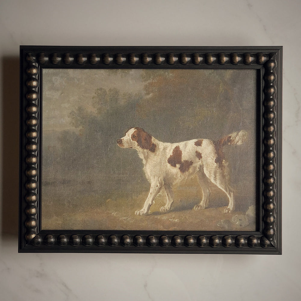 STRETCHED FLAT RIGID CANVAS - VINTAGE DOG