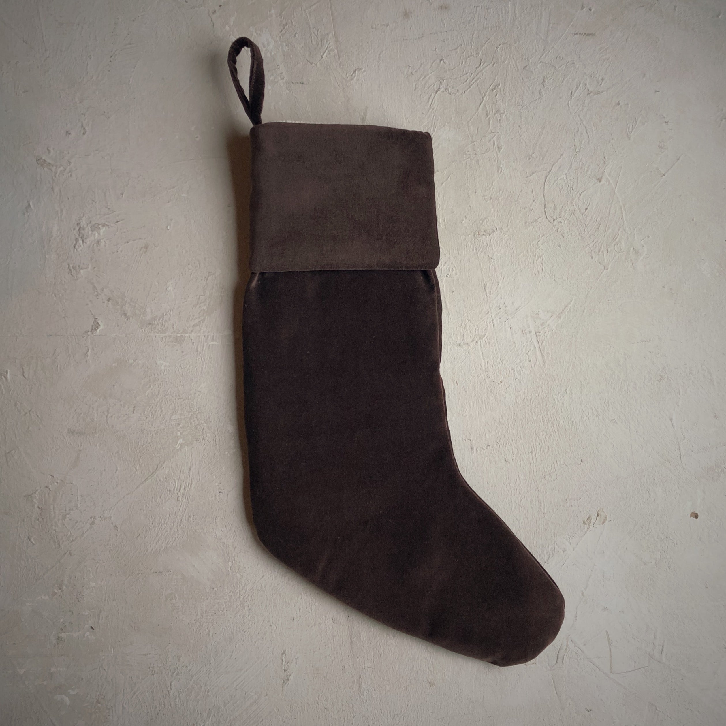 VELVET CHRISTMAS STOCKING - RALPH