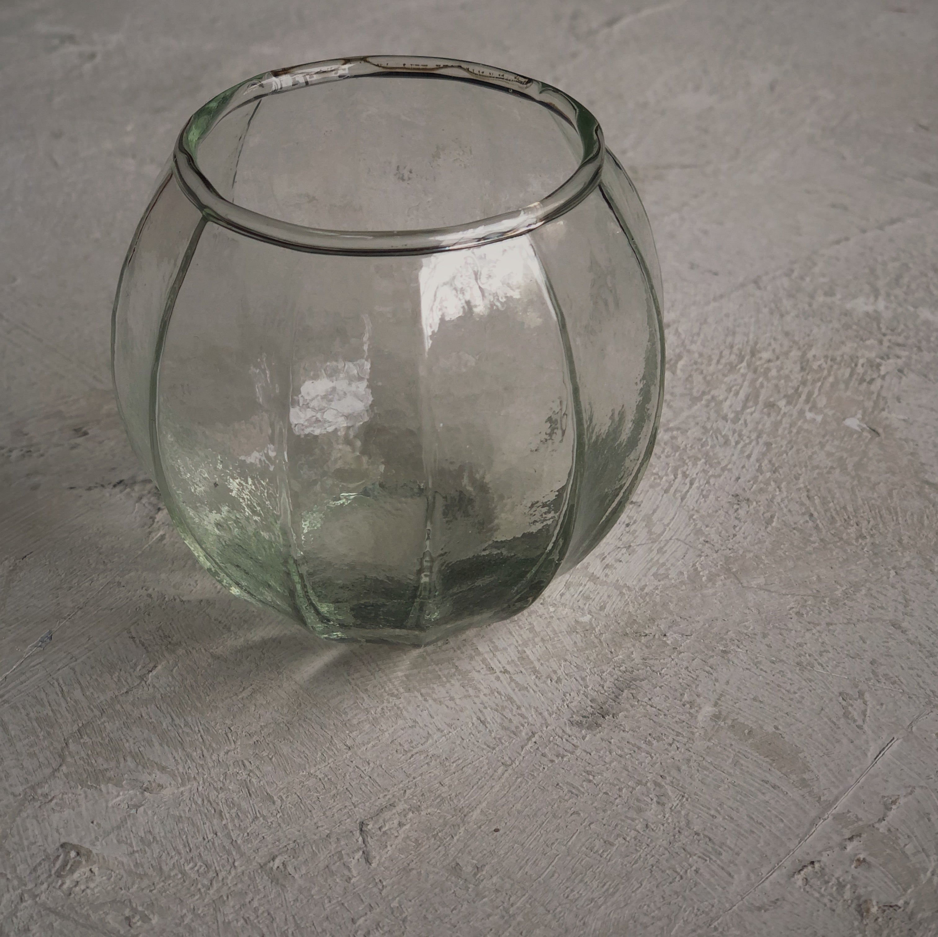 Vase en verre - bougeoir