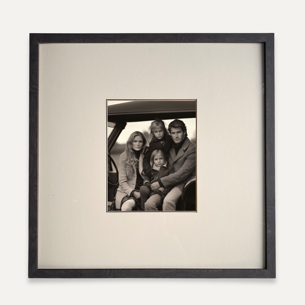 Classic square picture Frame 20x20" - black