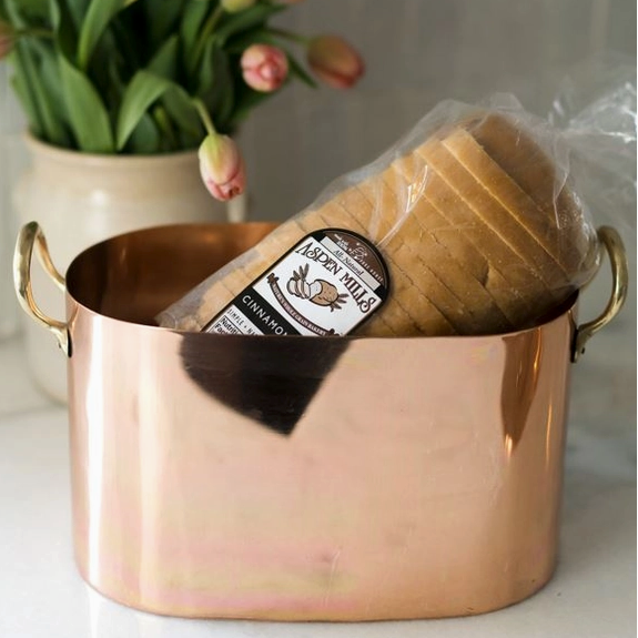 Boîte à pain en cuivre - COPPER BREAD BOX