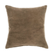 coussin en velour brun -  brown velvet cushion