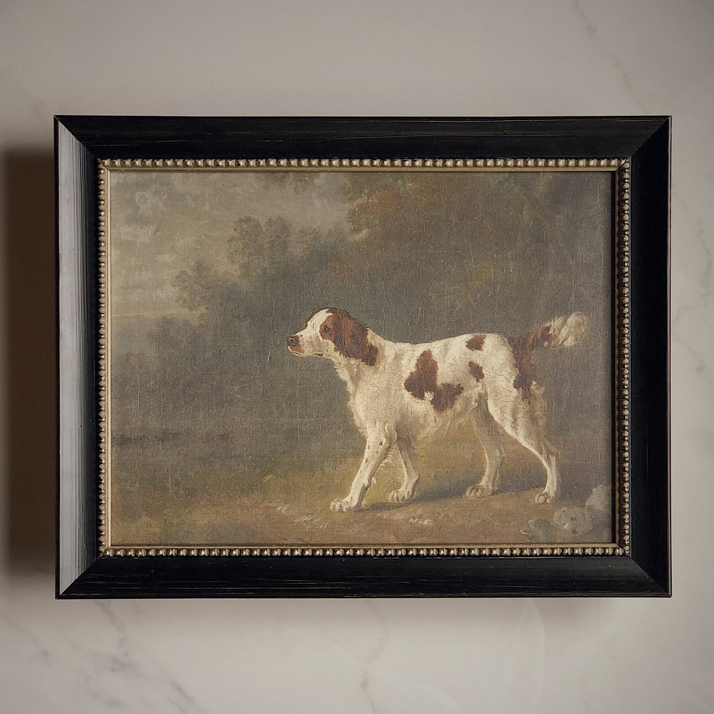 STRETCHED FLAT RIGID CANVAS - VINTAGE DOG