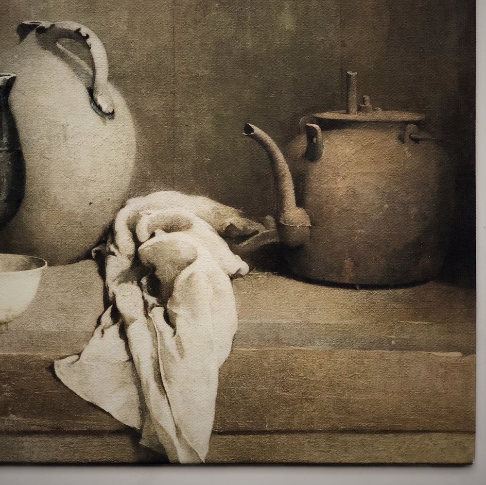 Sur mon x - curated home decor accessories Rigid Canvas - Vintage Epicure - Portrait accessoire de décoration maison vintage Toile rigide - Épicure vintage
