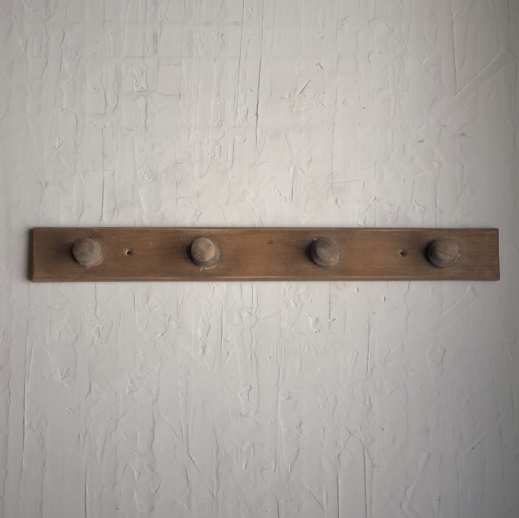 Vintage wooden wall hook