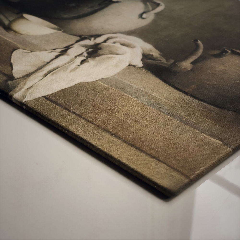 Sur mon x - curated home decor accessories Rigid Canvas - Vintage Epicure - Portrait accessoire de décoration maison vintage Toile rigide - Épicure vintage