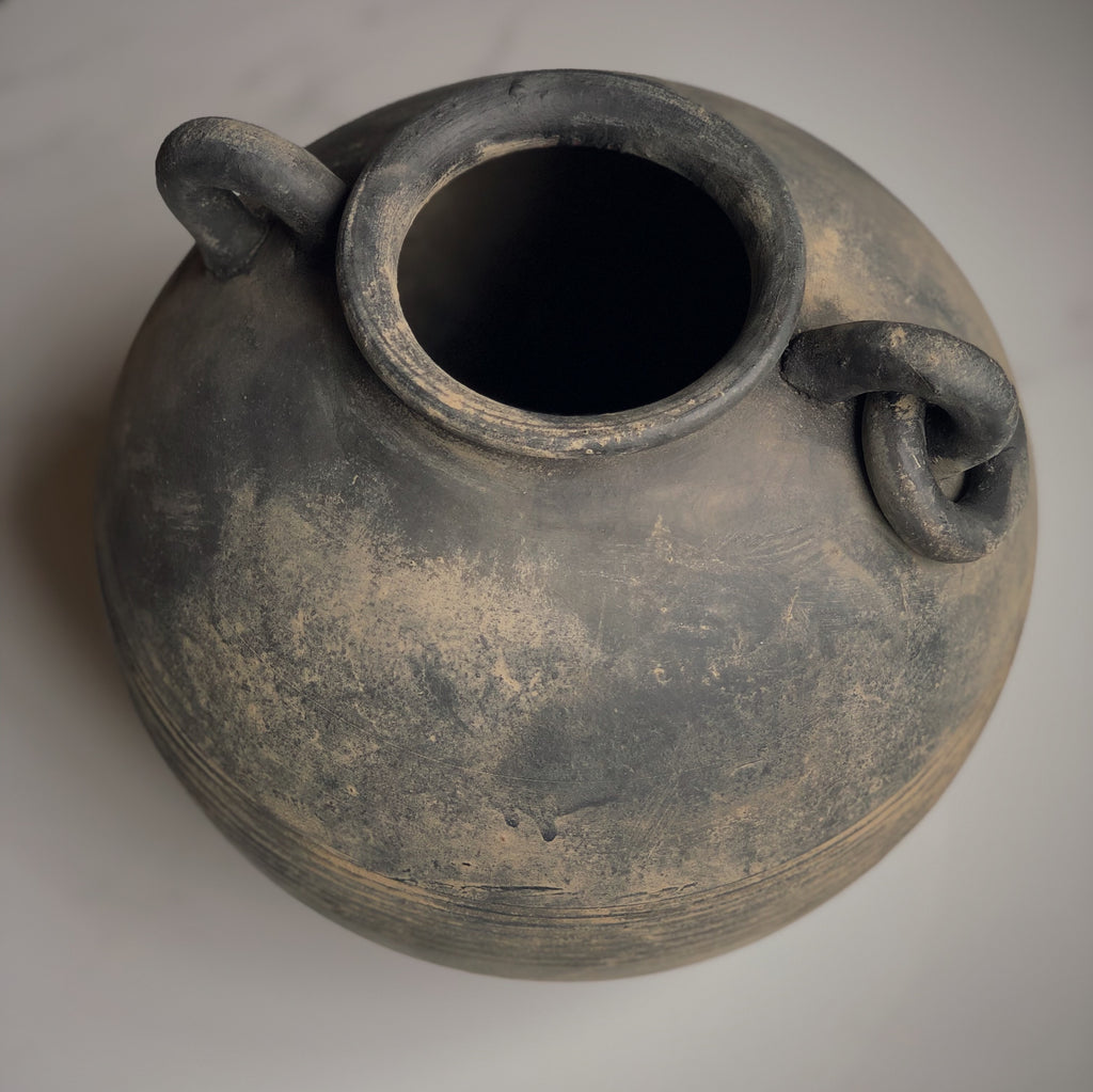 Antique sandstone vase