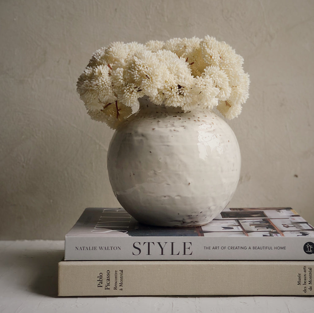 Sur mon x - curated home decor accessories Cream Perfect Vase accessoire de décoration maison vintage Vase parfait crème
