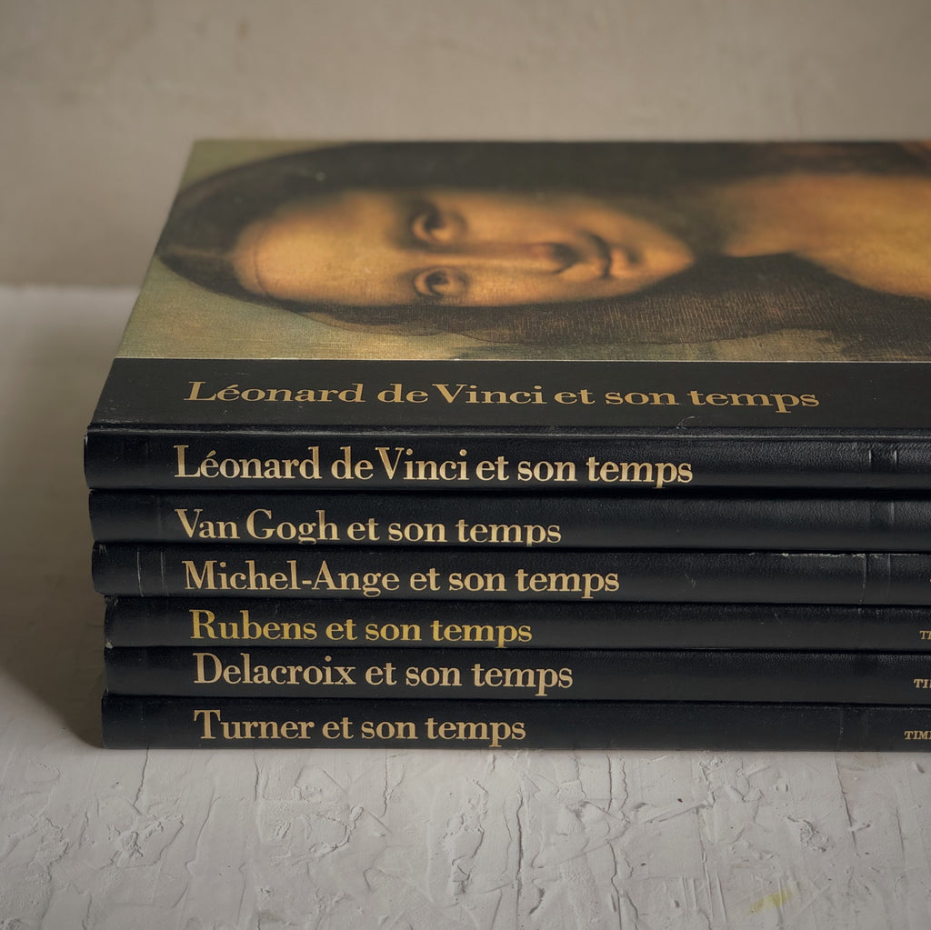 6 Livres d'arts vintage