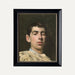 Vintage fine art print – Classic portrait of a man by Ramón Casas, elegantly framed. Timeless painting for sophisticated wall decor.