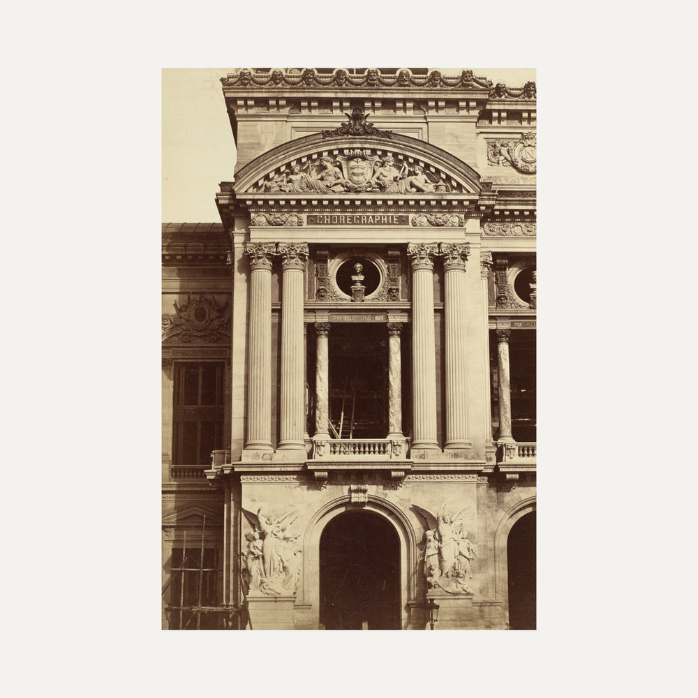 Impression sur papier beaux-arts - L'opéra de Paris - vintage Fine art print 