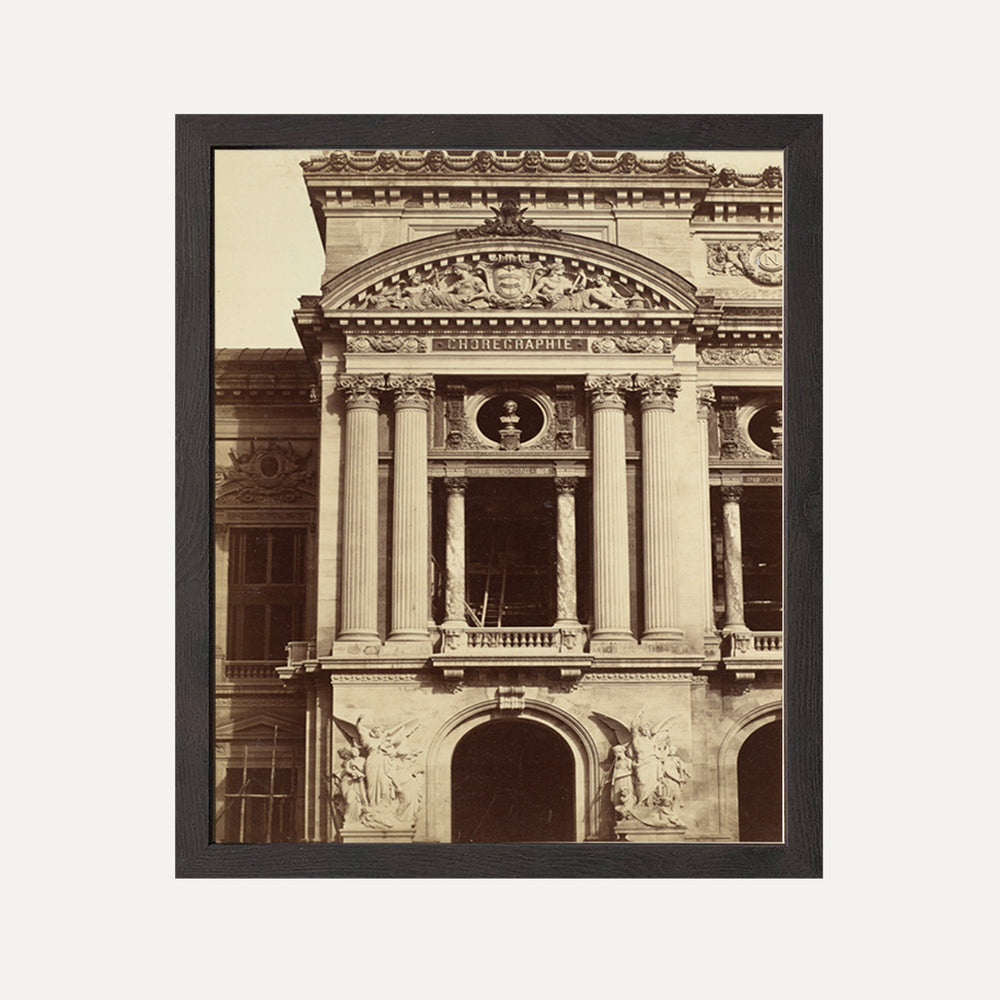 Impression sur papier beaux-arts - L'opéra de Paris - vintage Fine art print