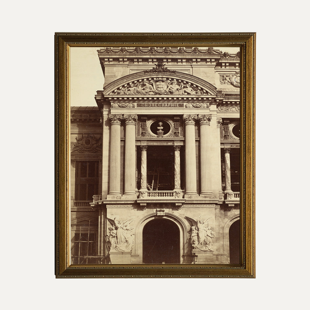 Impression sur papier beaux-arts - L'opéra de Paris - vintage Fine art print