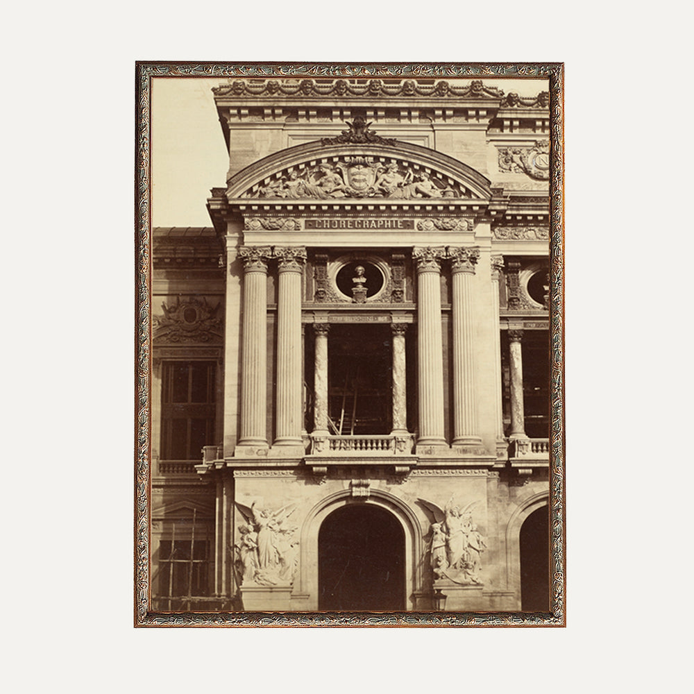 Impression sur papier beaux-arts - L'opéra de Paris - vintage Fine art print