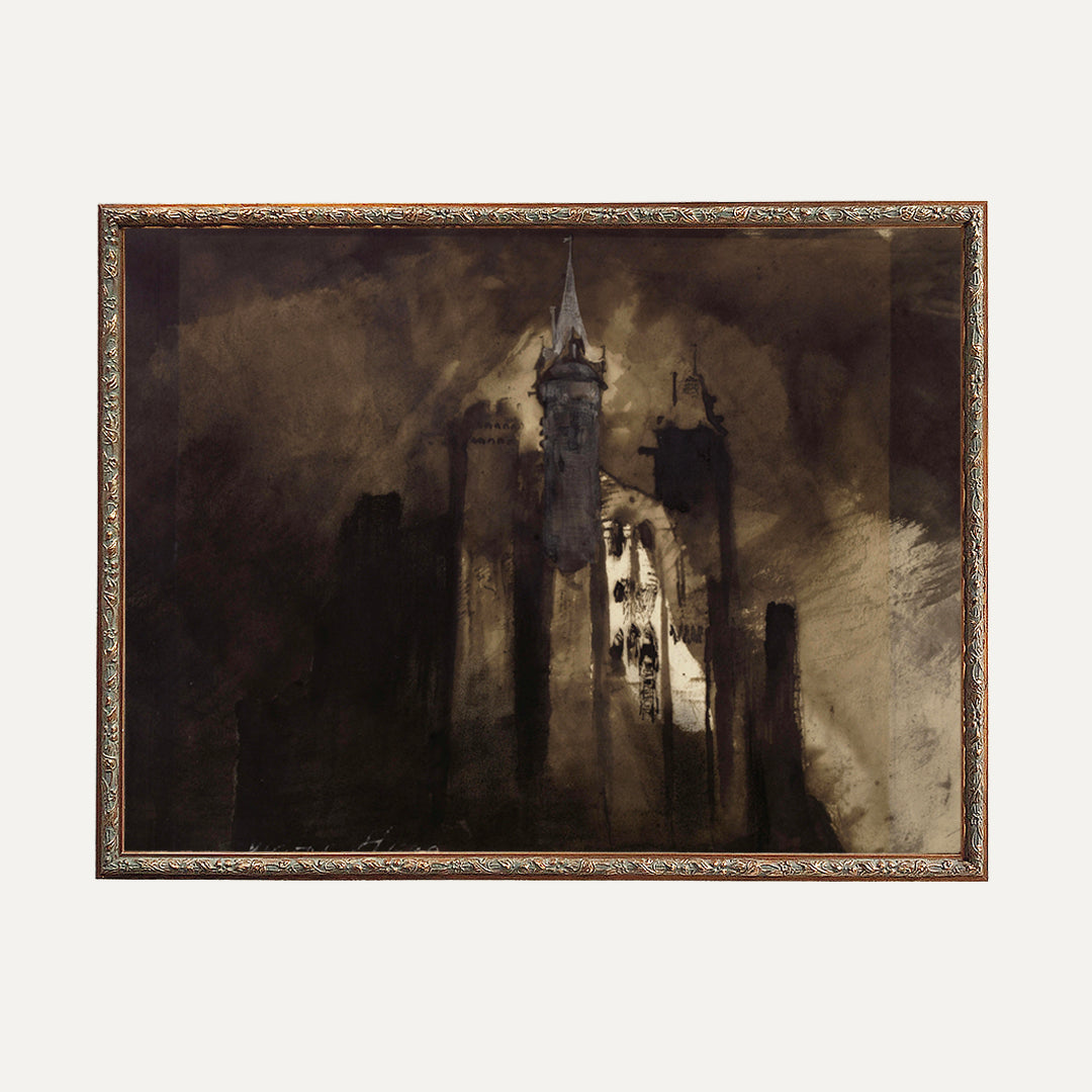 Impression sur papier beaux-arts - Paris - Victor Hugo dessin