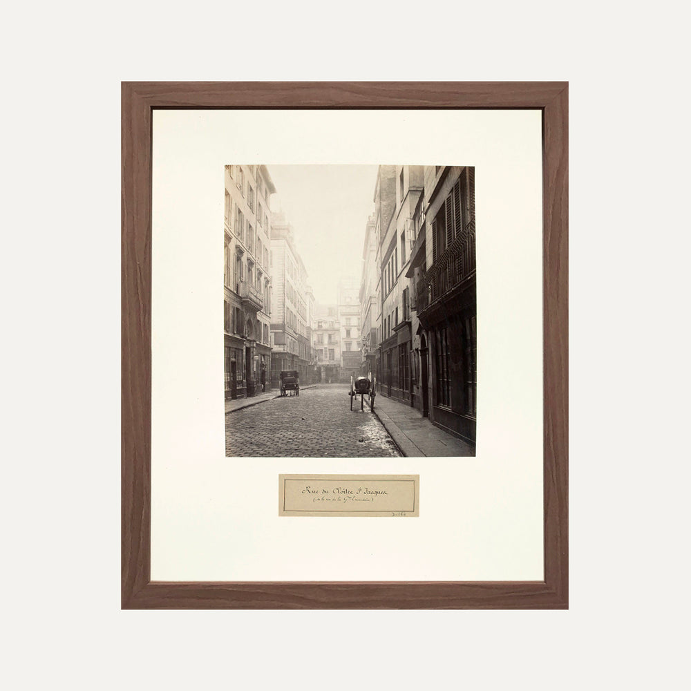 Classic VINTAGE WALL ART PARIS_rue des du cloitre cadre