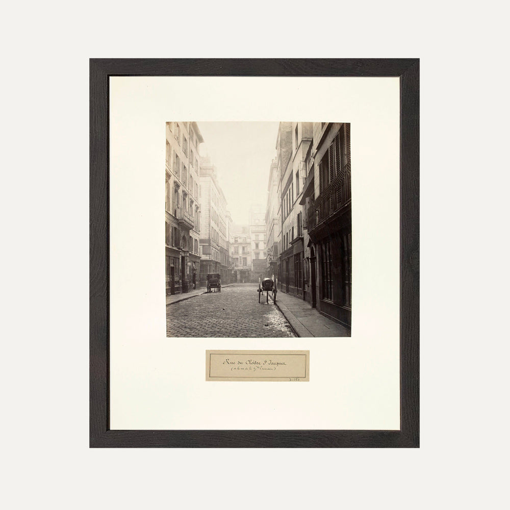 Classic VINTAGE WALL ART PARIS_rue des du cloitre cadre