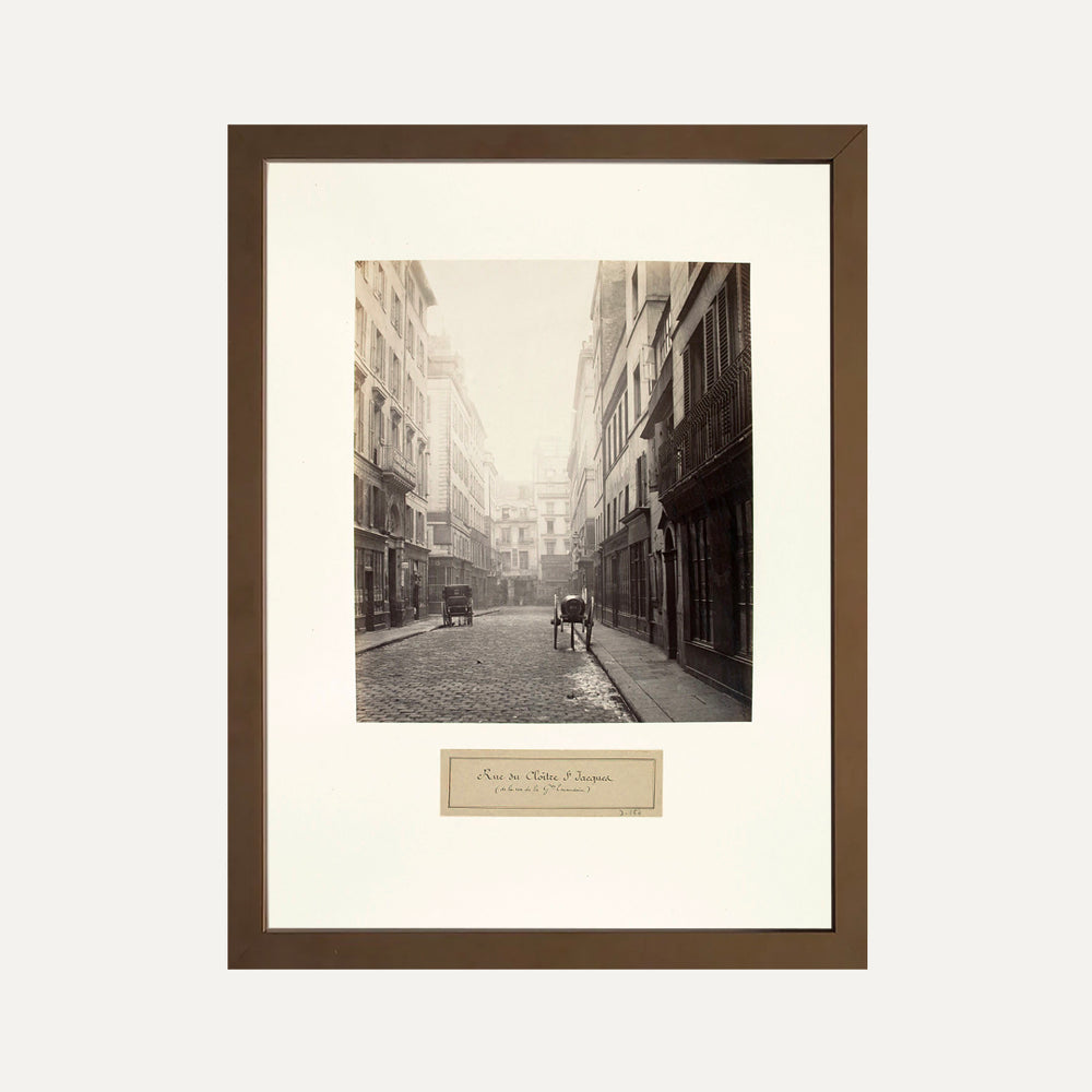 Classic VINTAGE WALL ART PARIS_rue des du cloitre cadre