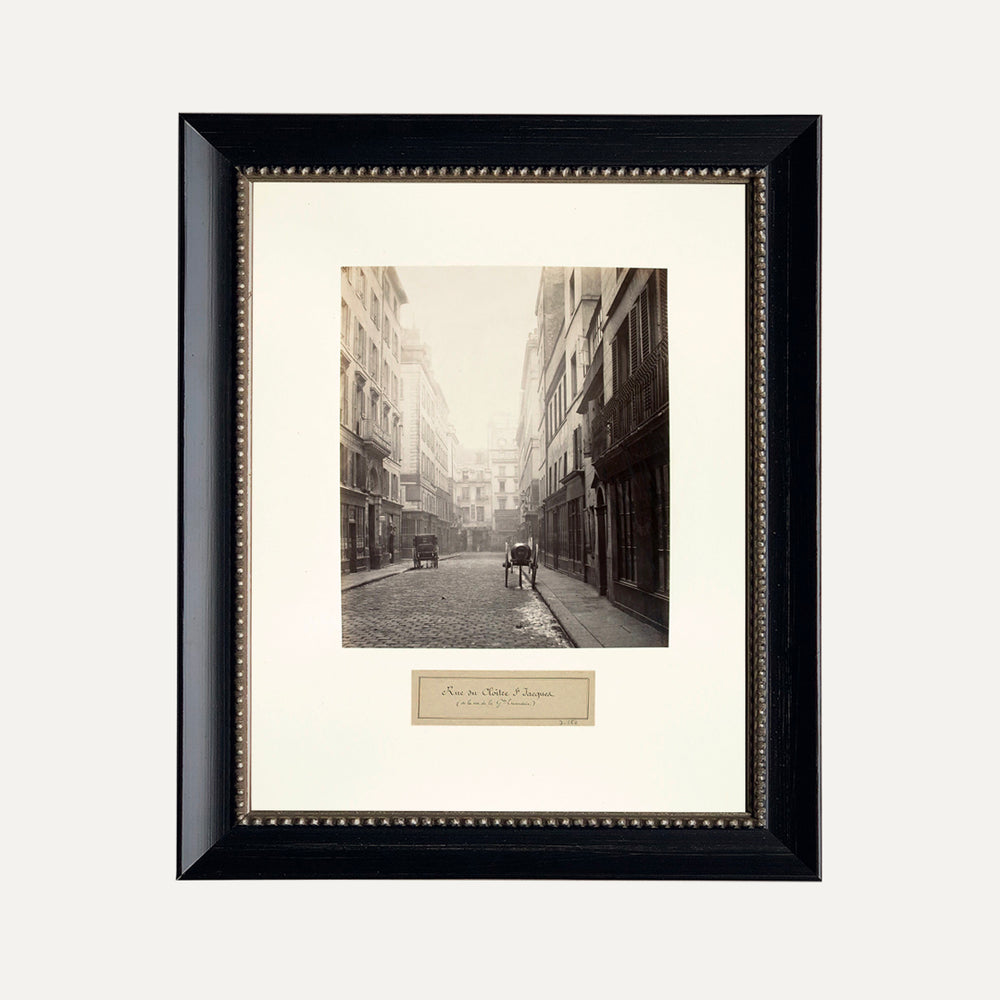 Classic VINTAGE WALL ART PARIS_rue des du cloitre cadre