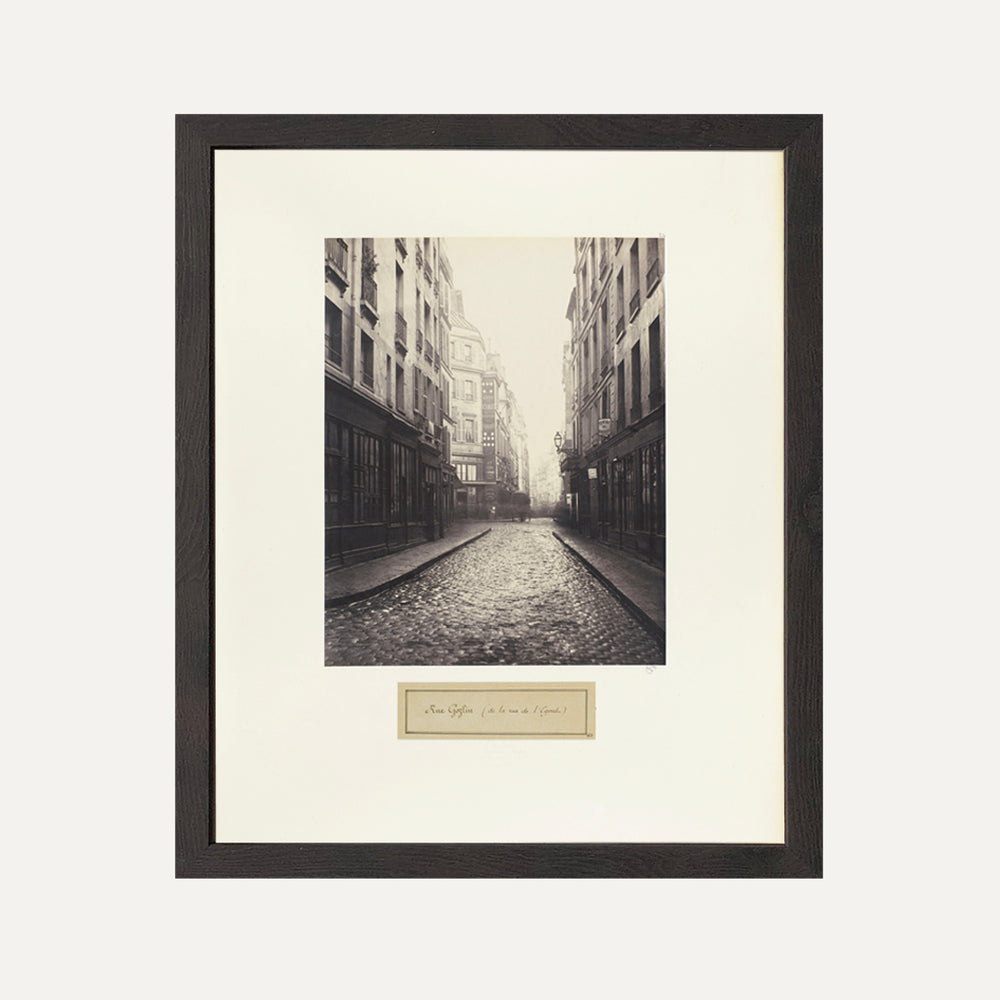 Classic VINTAGE WALL ART PARIS_rue des goblin cadre
