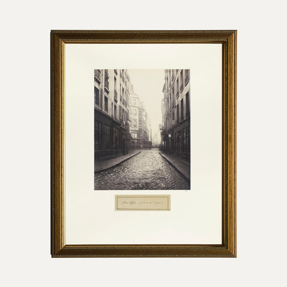 Classic VINTAGE WALL ART PARIS_rue des goblin cadre