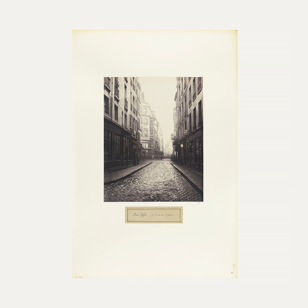 Impression sur papier beaux-arts - Paris -  Rue Gozlin