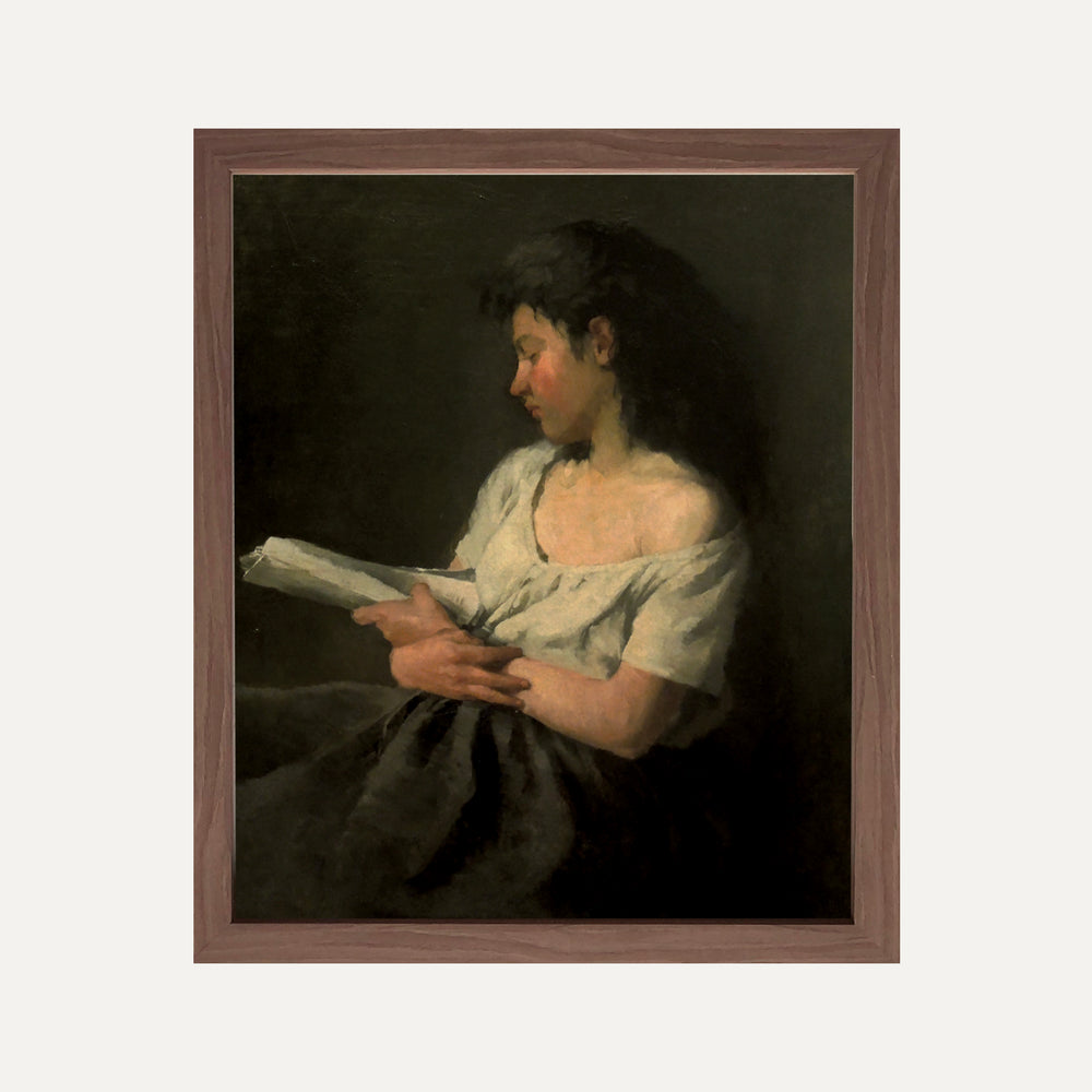 FINE ART PAPER PRINT - The reader