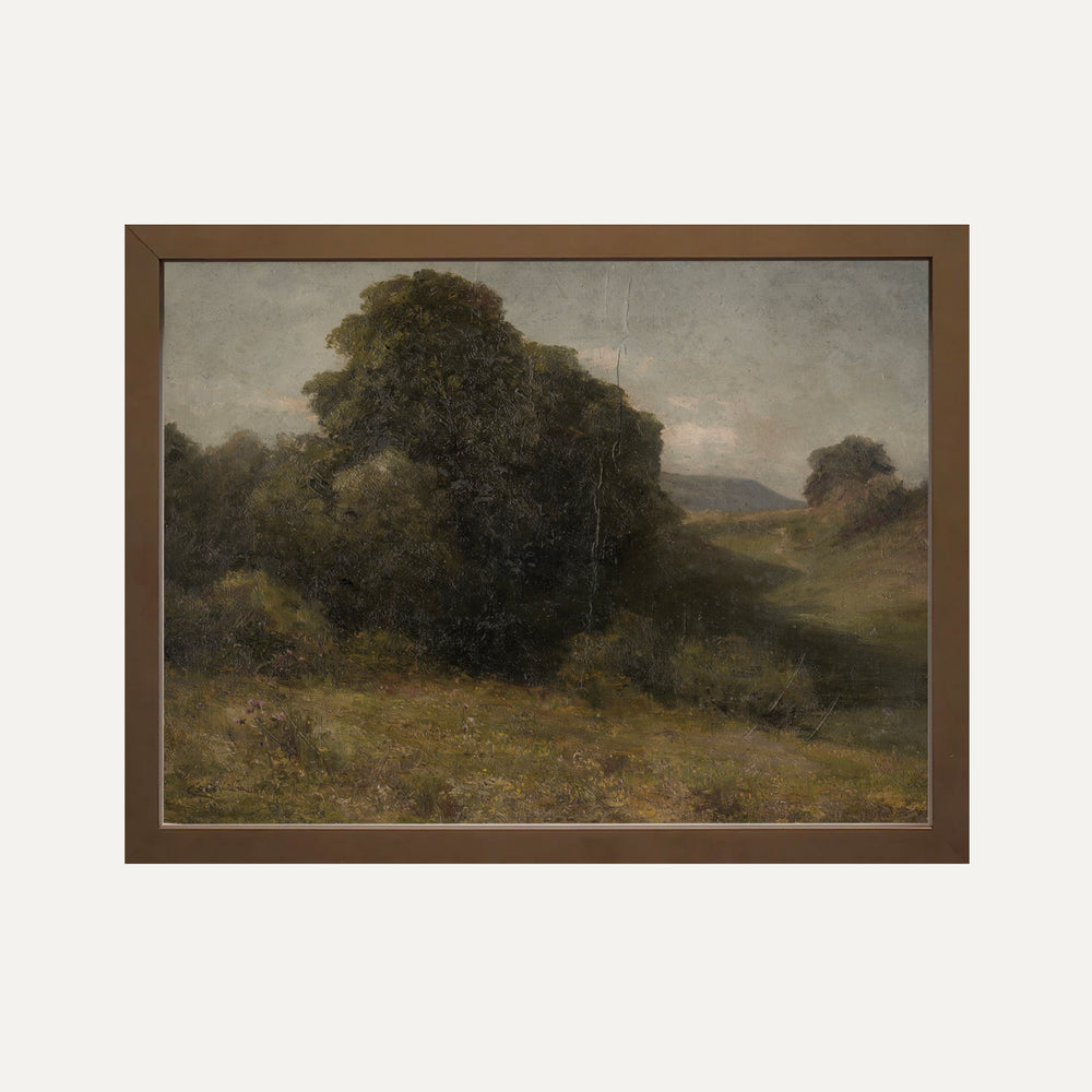 Impression sur papier beaux-arts - La verte vallée