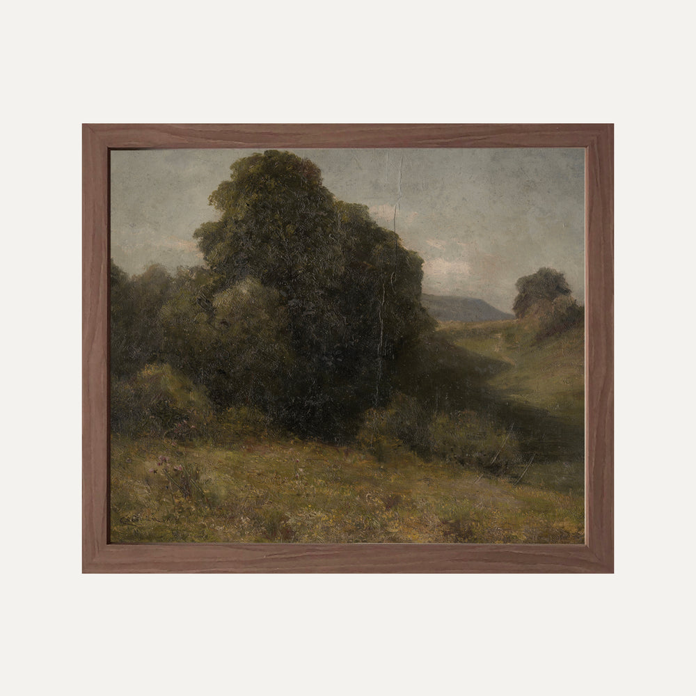 Impression sur papier beaux-arts - La verte vallée