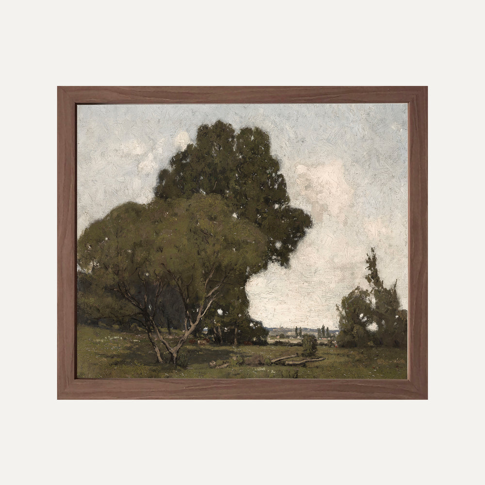 Impression sur papier beaux-arts- Paysage endormie