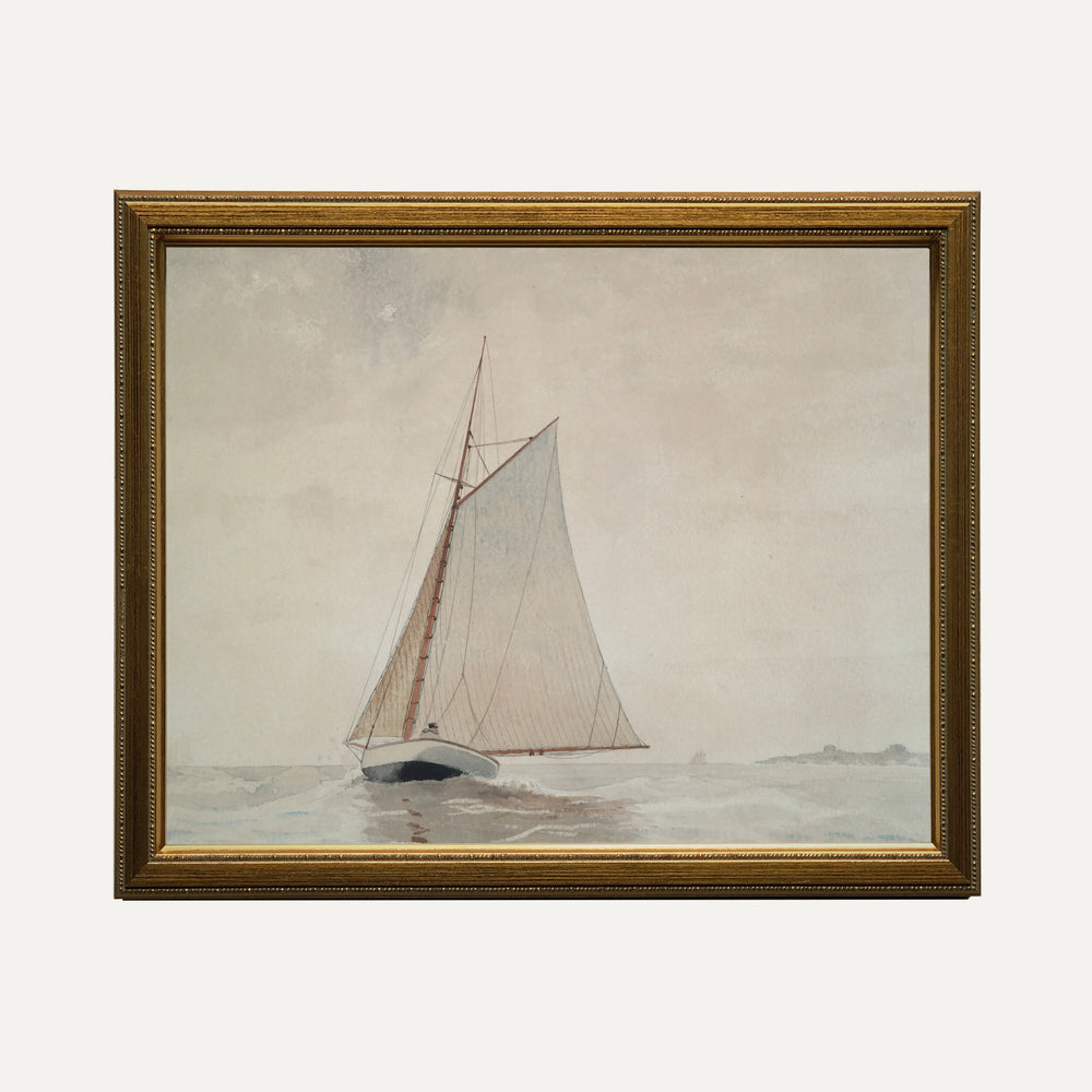 Impression sur papier beaux-arts- Jour de voile