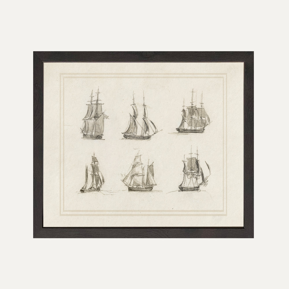 FINE ART PAPER PRINT - Nautical charm 