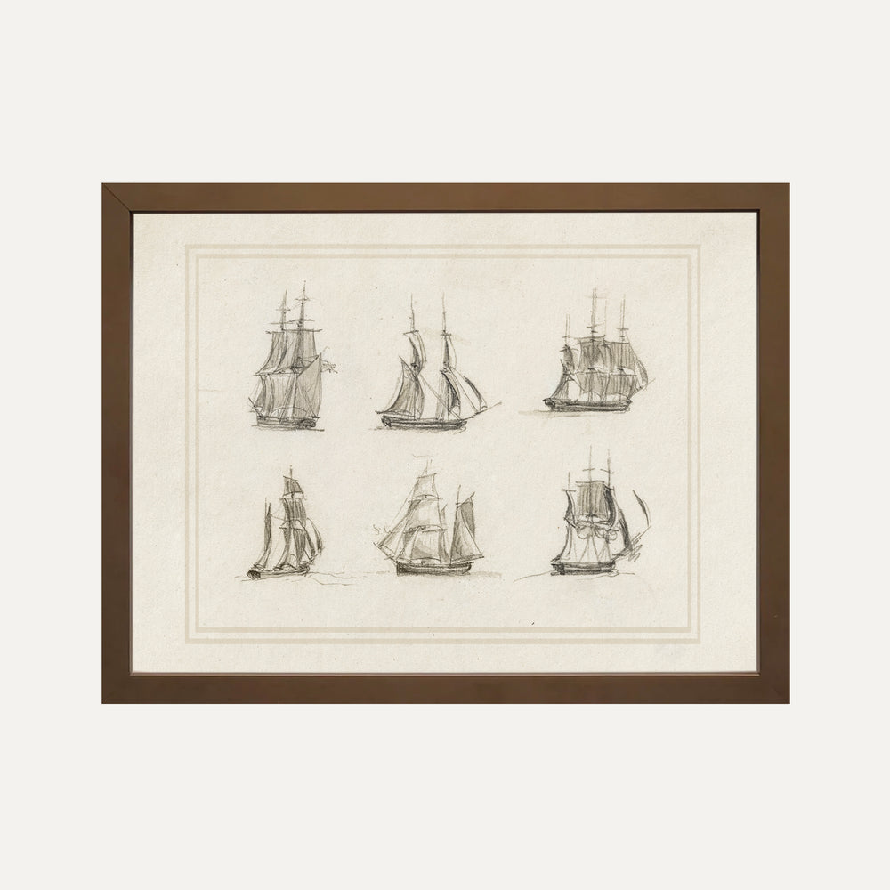 FINE ART PAPER PRINT - Nautical charm 