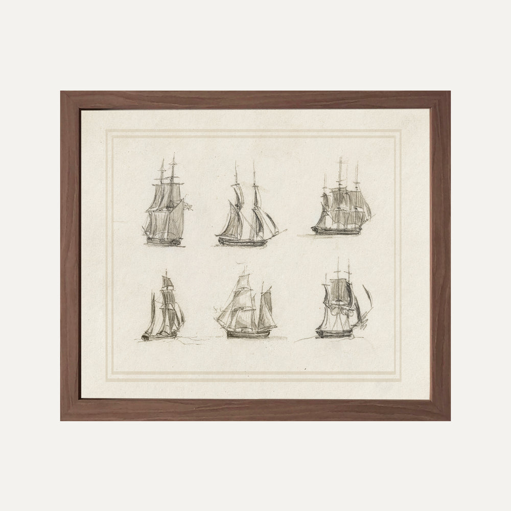 FINE ART PAPER PRINT - Nautical charm 